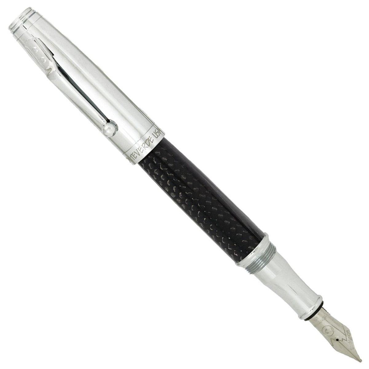 Monteverde Invincia Chrome/Carbon Fiber CT Fountain Pen