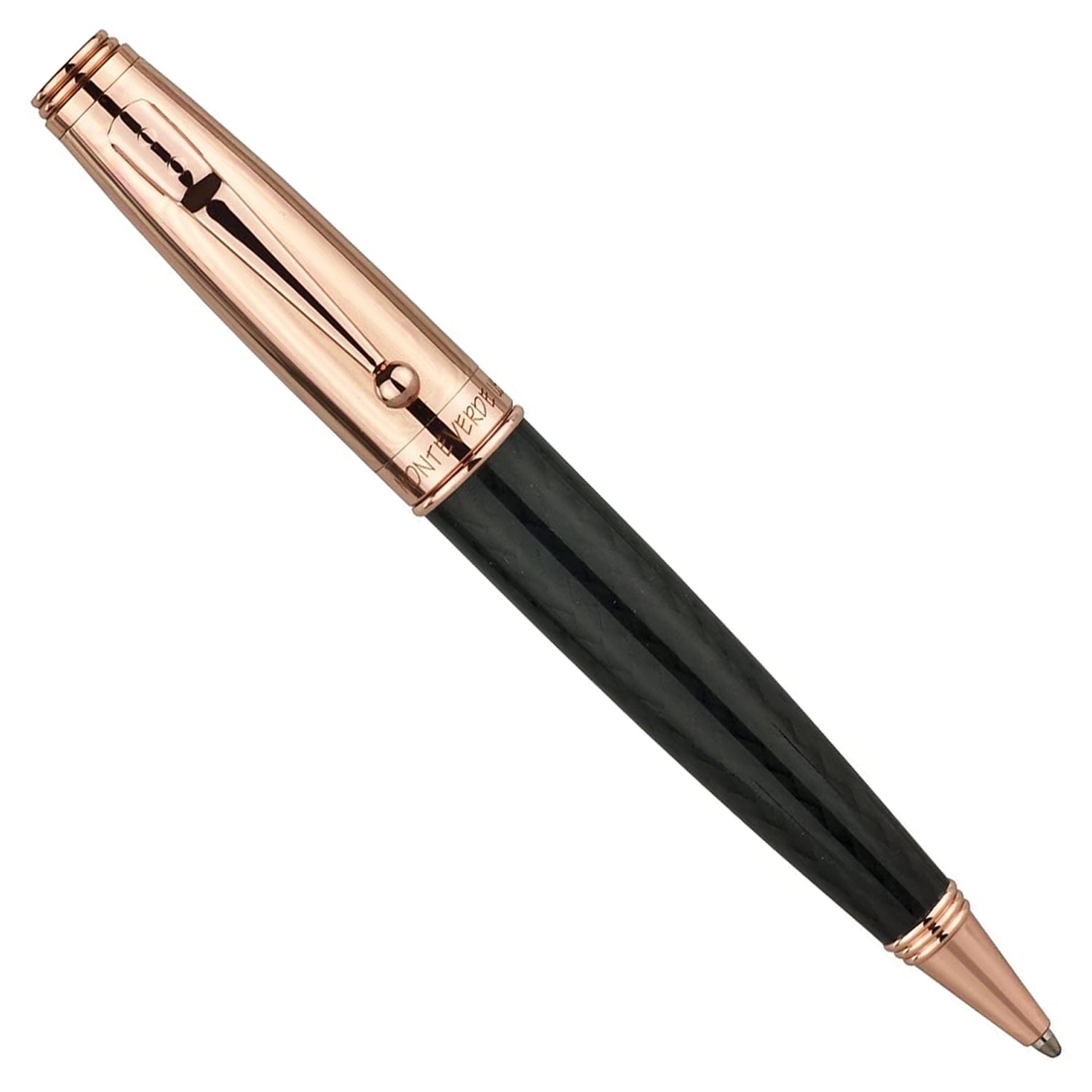 Monteverde Invincia Rose Gold/Black RGT Ballpoint Pen MV40060
