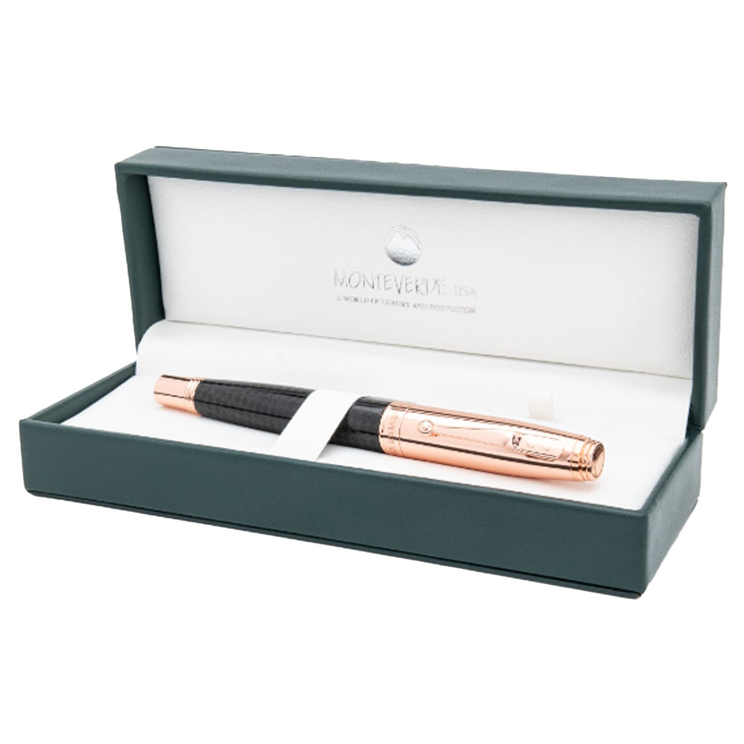 Monteverde Invincia Rose Gold/Black RGT Fountain Pen