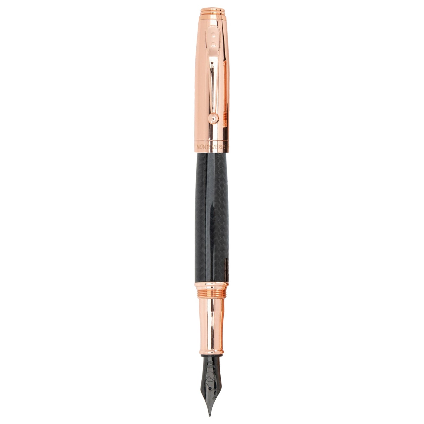 Monteverde Invincia Rose Gold/Black RGT Fountain Pen