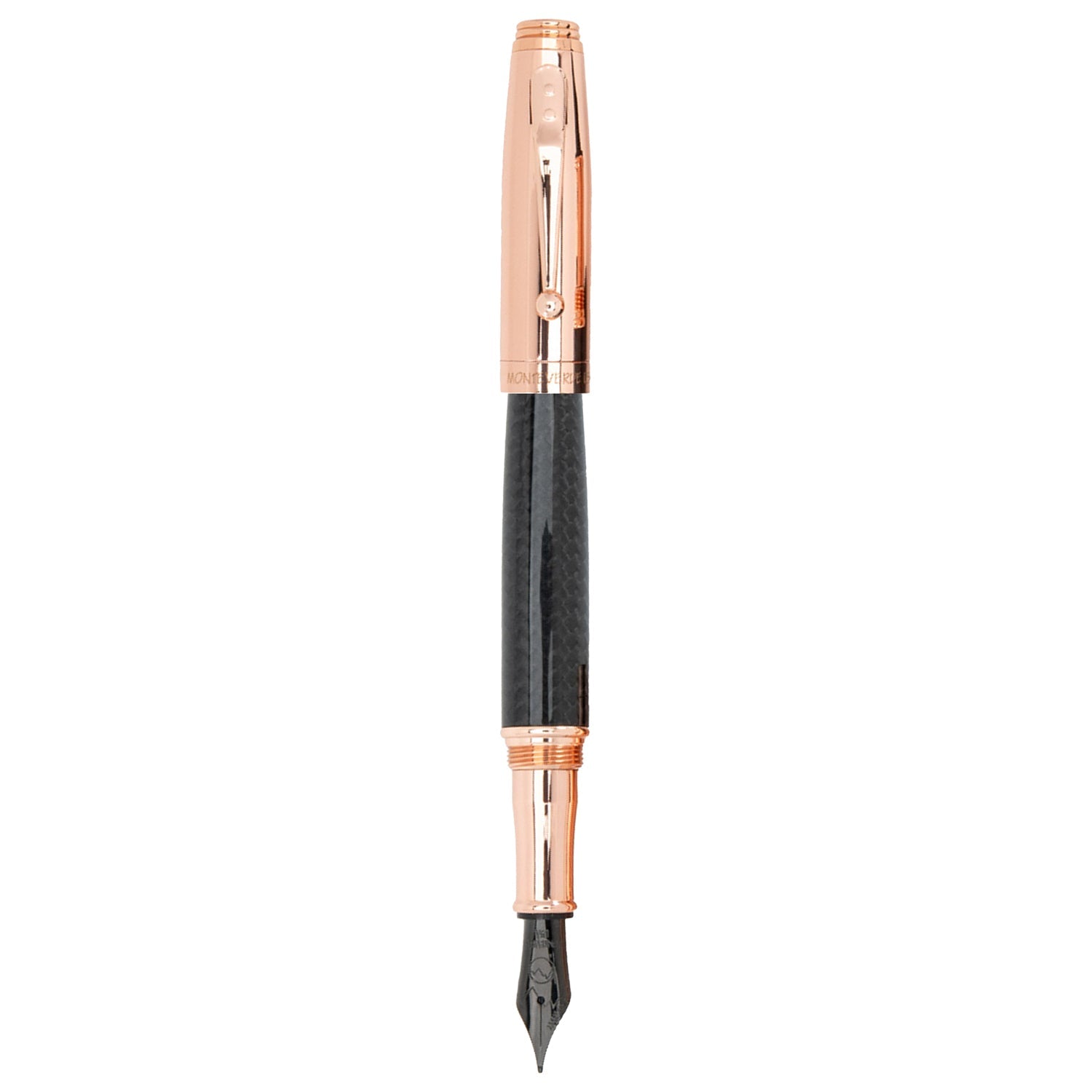 Monteverde Invincia Rose Gold/Black RGT Fountain Pen