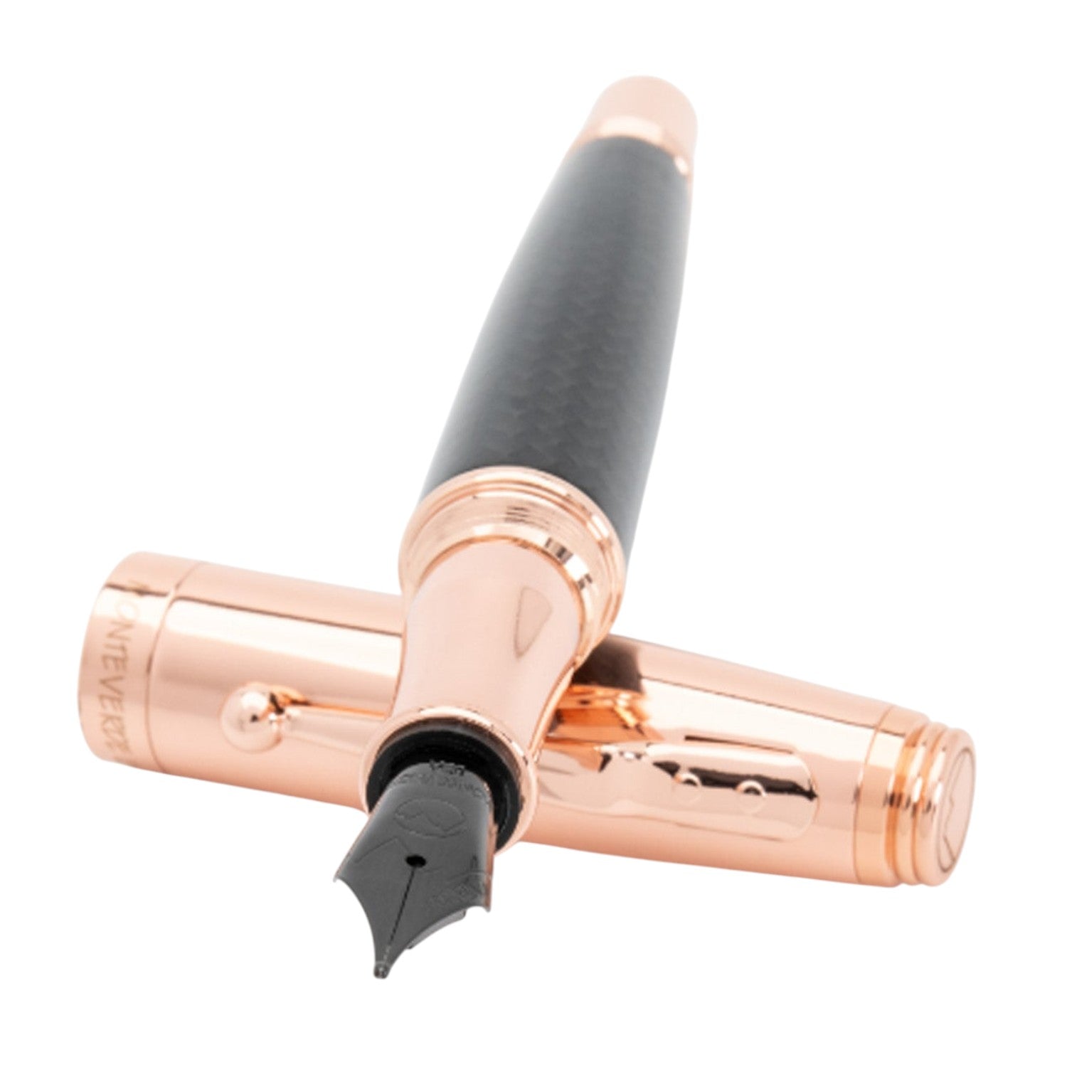 Monteverde Invincia Rose Gold/Black RGT Fountain Pen