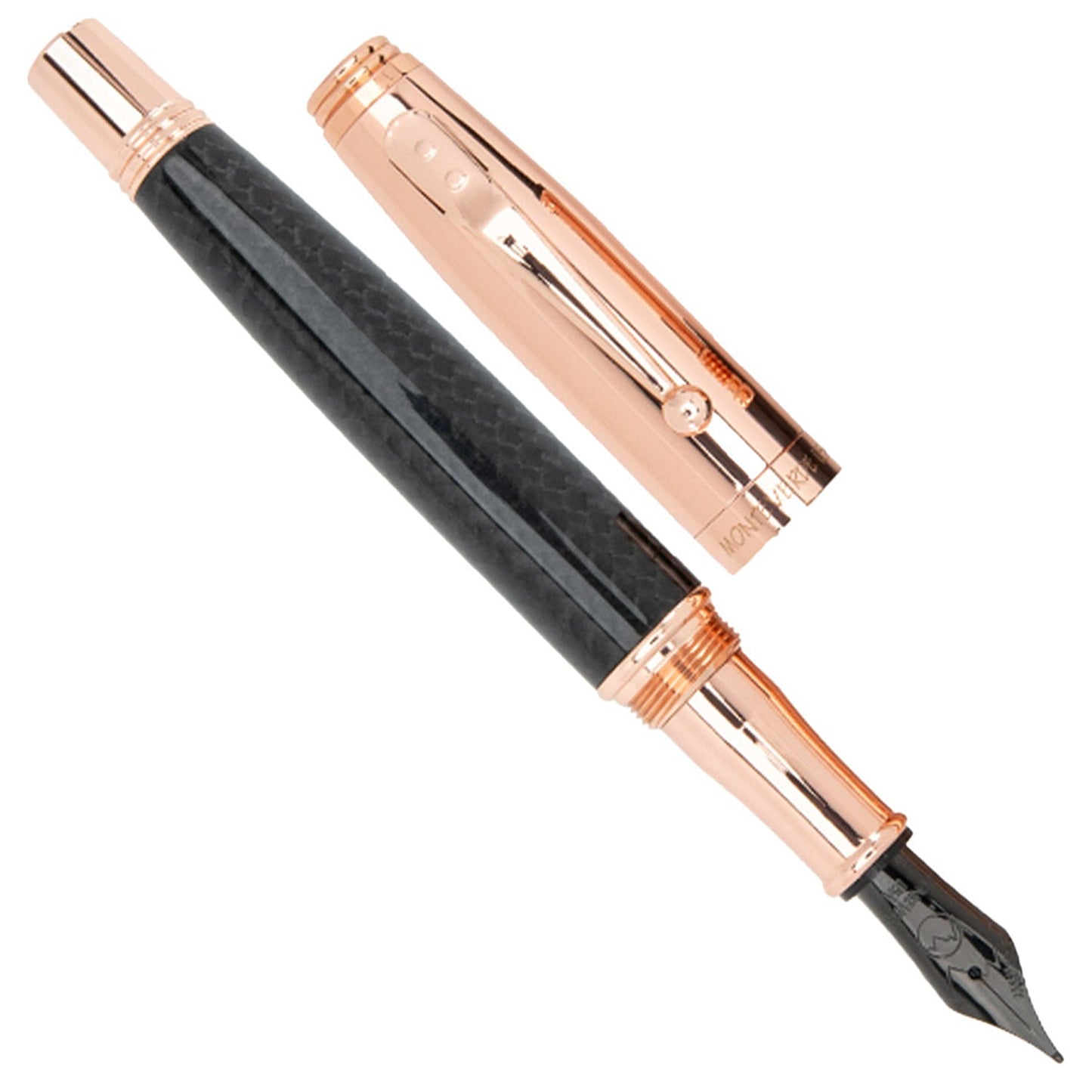 Monteverde Invincia Rose Gold/Black RGT Fountain Pen