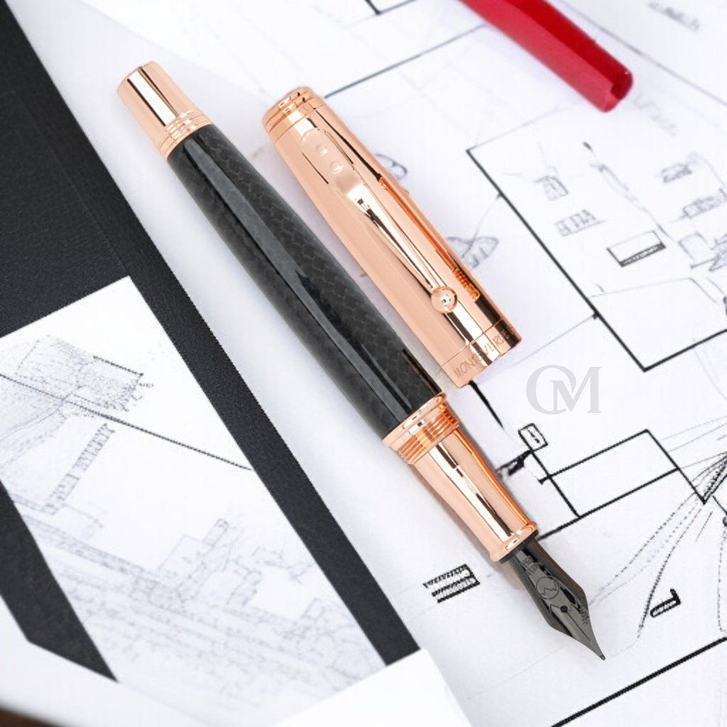 Monteverde Invincia Rose Gold/Black RGT Fountain Pen