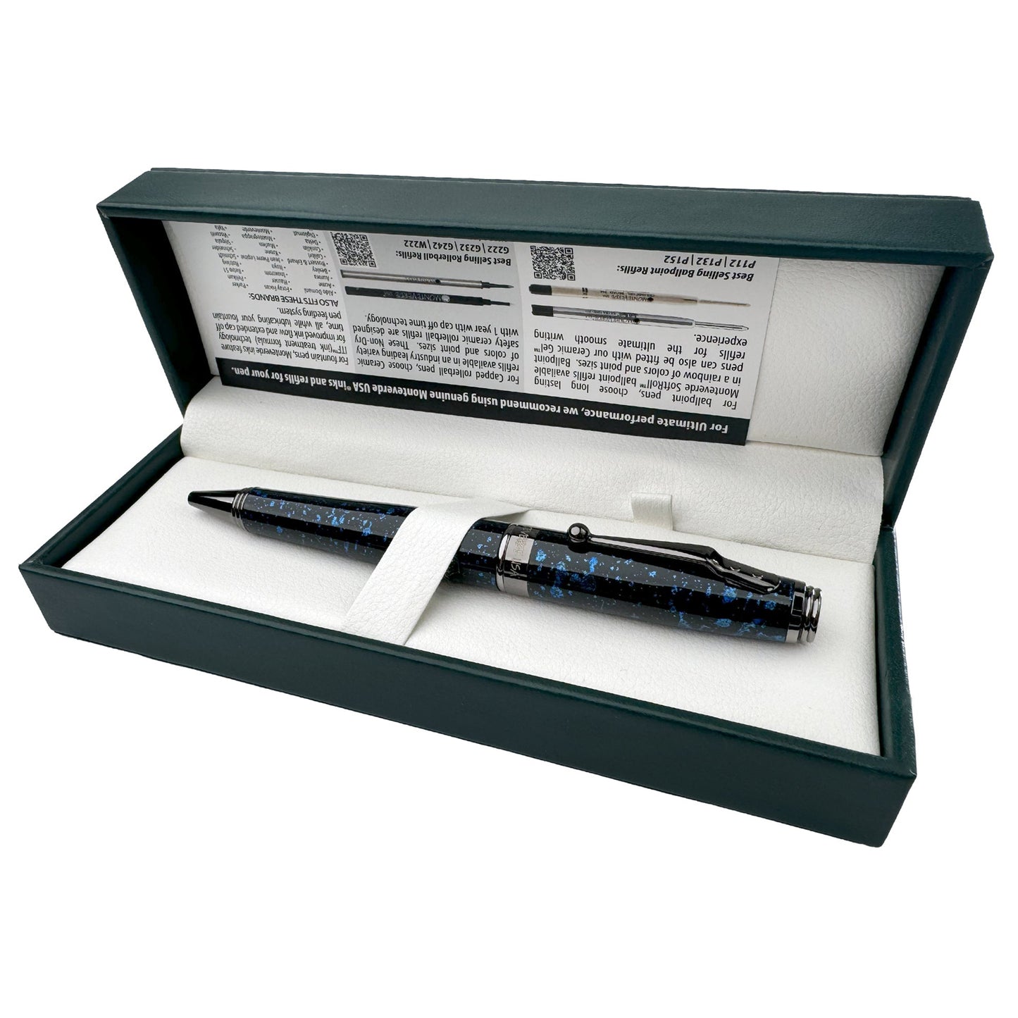 Monteverde Invincia Vega Starlight Blue RT Ballpoint Pen MV42567