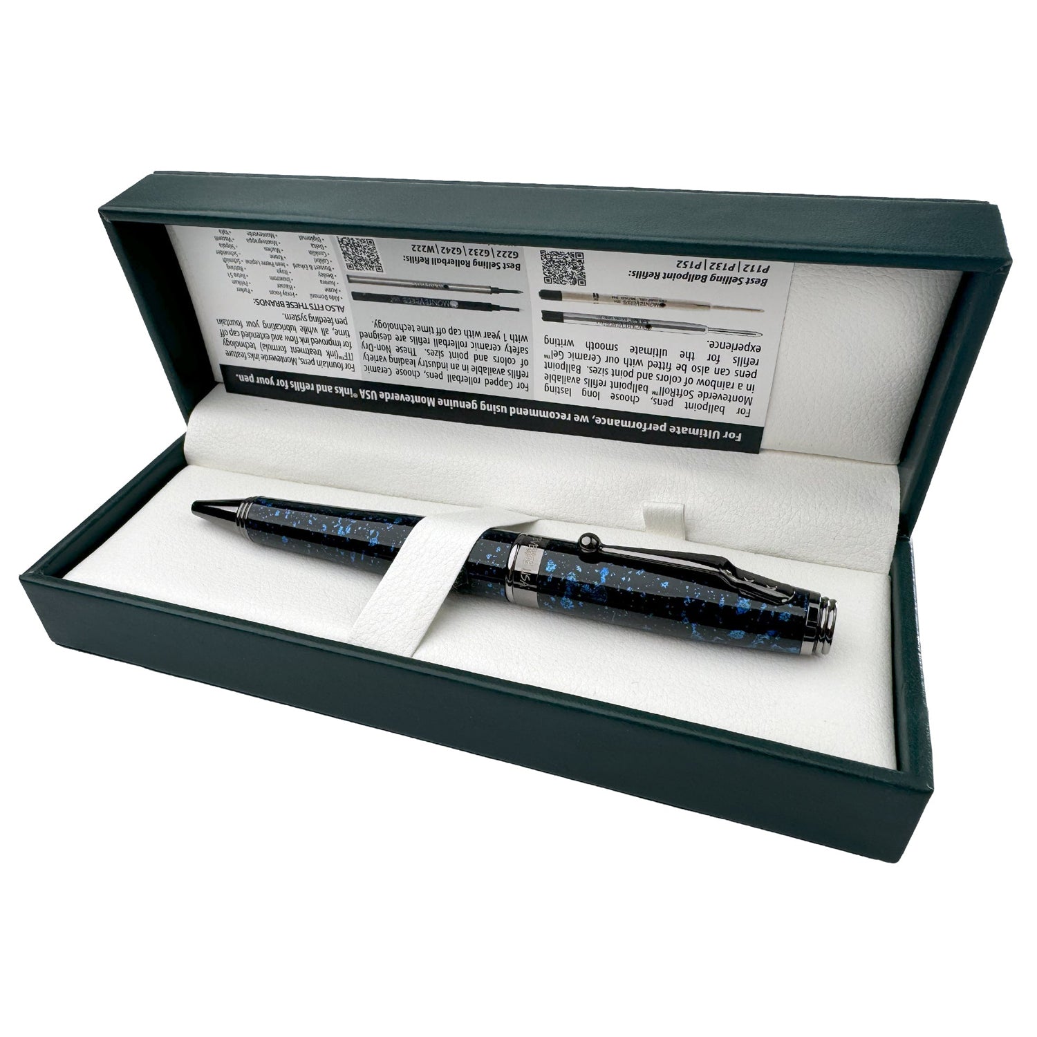 Monteverde Invincia Vega Starlight Blue RT Ballpoint Pen MV42567