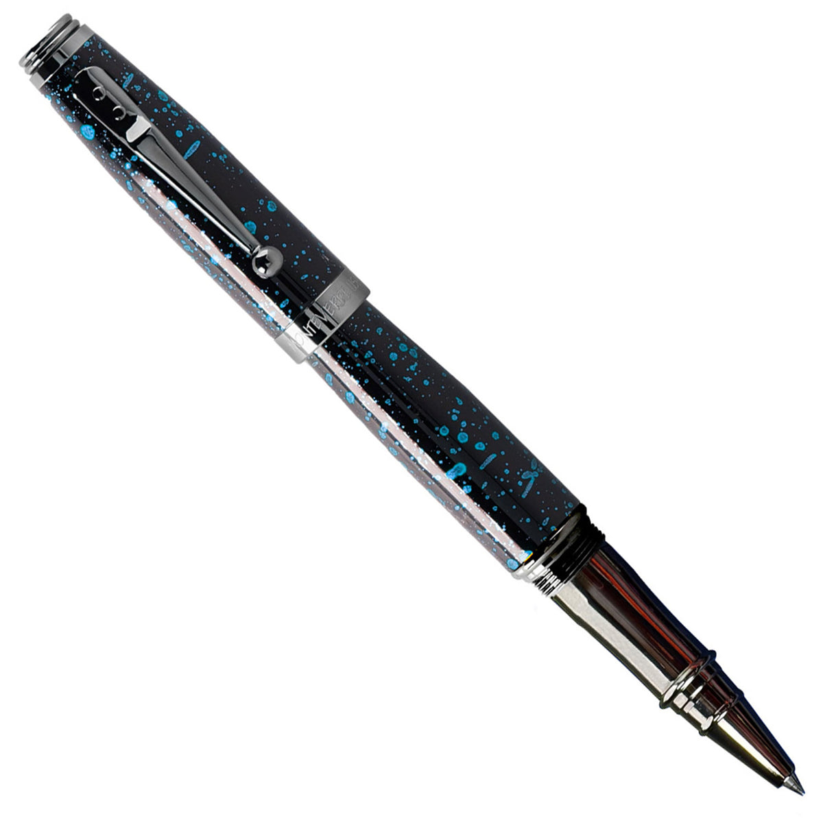 Monteverde Invincia Vega Starlight Blue RT Roller Ball Pen MV42568