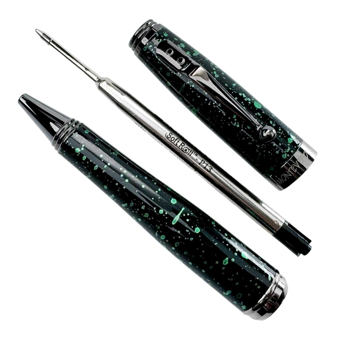 Monteverde Invincia Vega Starlight Green RT Ballpoint Pen MV42577