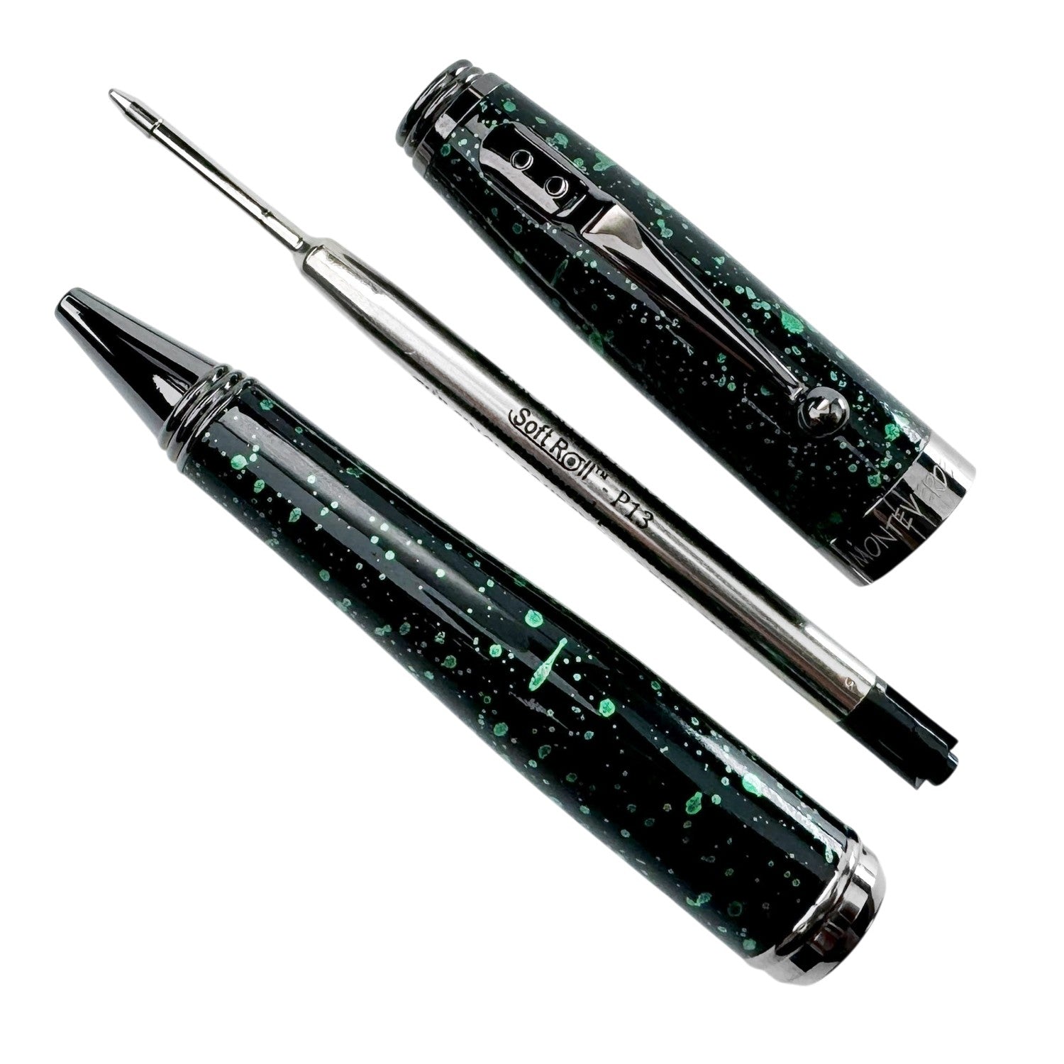 Monteverde Invincia Vega Starlight Green RT Ballpoint Pen MV42577