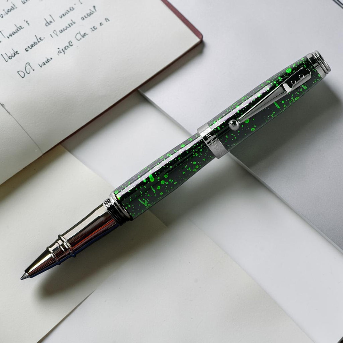 Monteverde Invincia Vega Starlight Green RT Roller Ball Pen MV42578