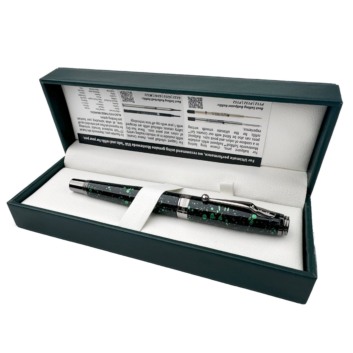 Monteverde Invincia Vega Starlight Green RT Roller Ball Pen MV42578