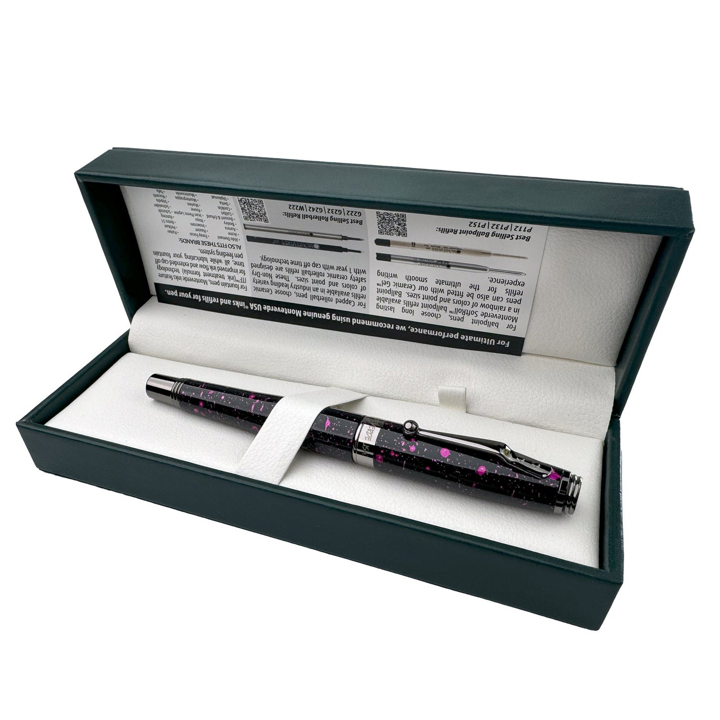 Monteverde Invincia Vega Starlight Purple RT Roller Ball Pen MV42598