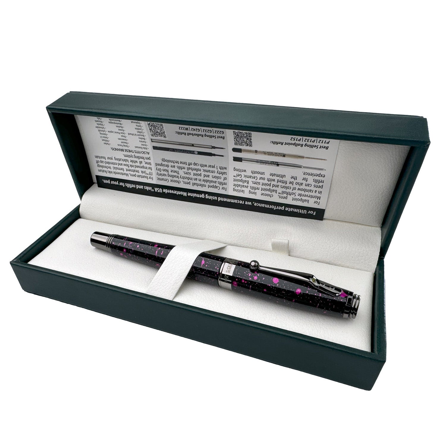Monteverde Invincia Vega Starlight Purple RT Roller Ball Pen MV42598