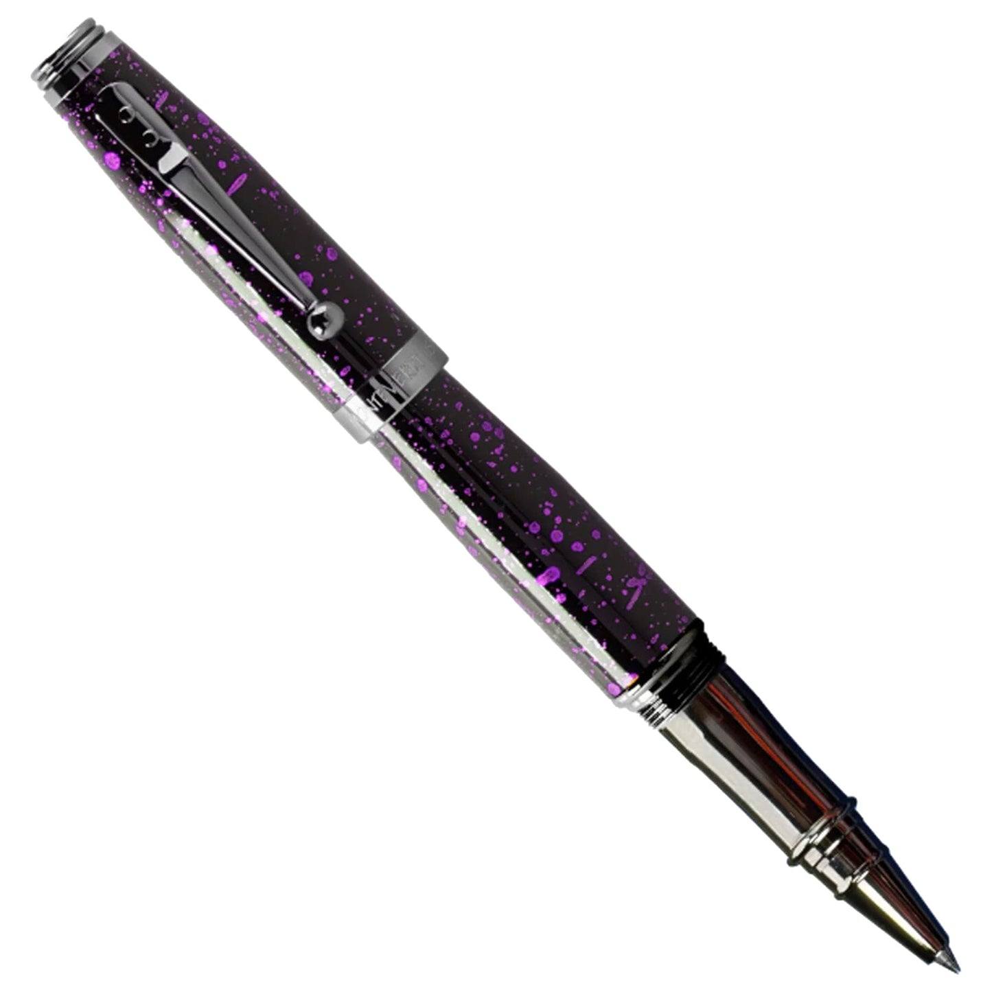 Monteverde Invincia Vega Starlight Purple RT Roller Ball Pen MV42598
