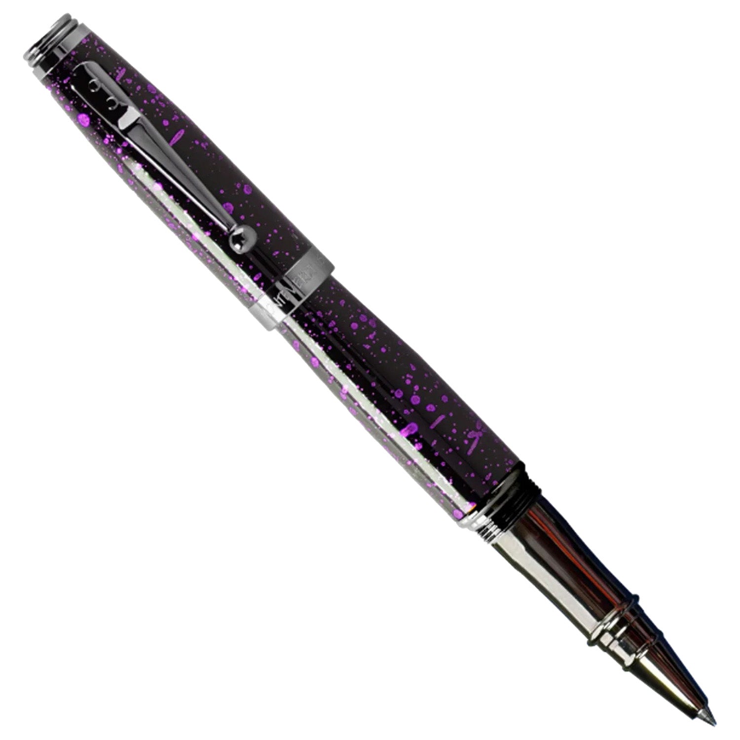 Monteverde Invincia Vega Starlight Purple RT Roller Ball Pen MV42598