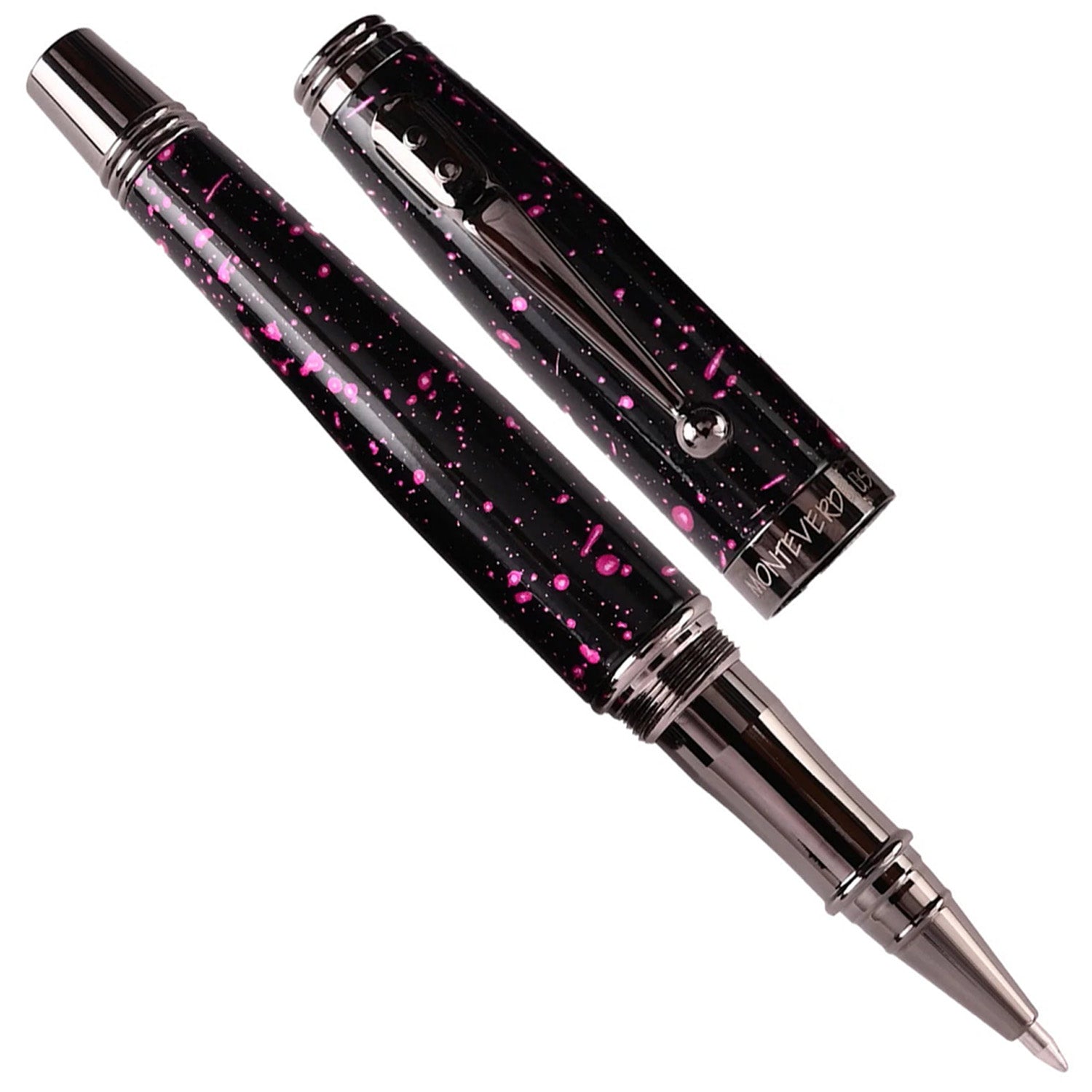 Monteverde Invincia Vega Starlight Purple RT Roller Ball Pen MV42598
