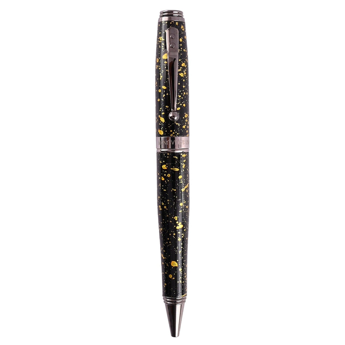 Monteverde Invincia Vega Starlight Yellow RT Ballpoint Pen MV42607