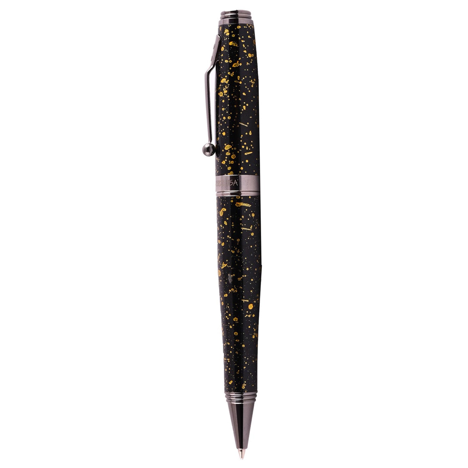 Monteverde Invincia Vega Starlight Yellow RT Ballpoint Pen MV42607