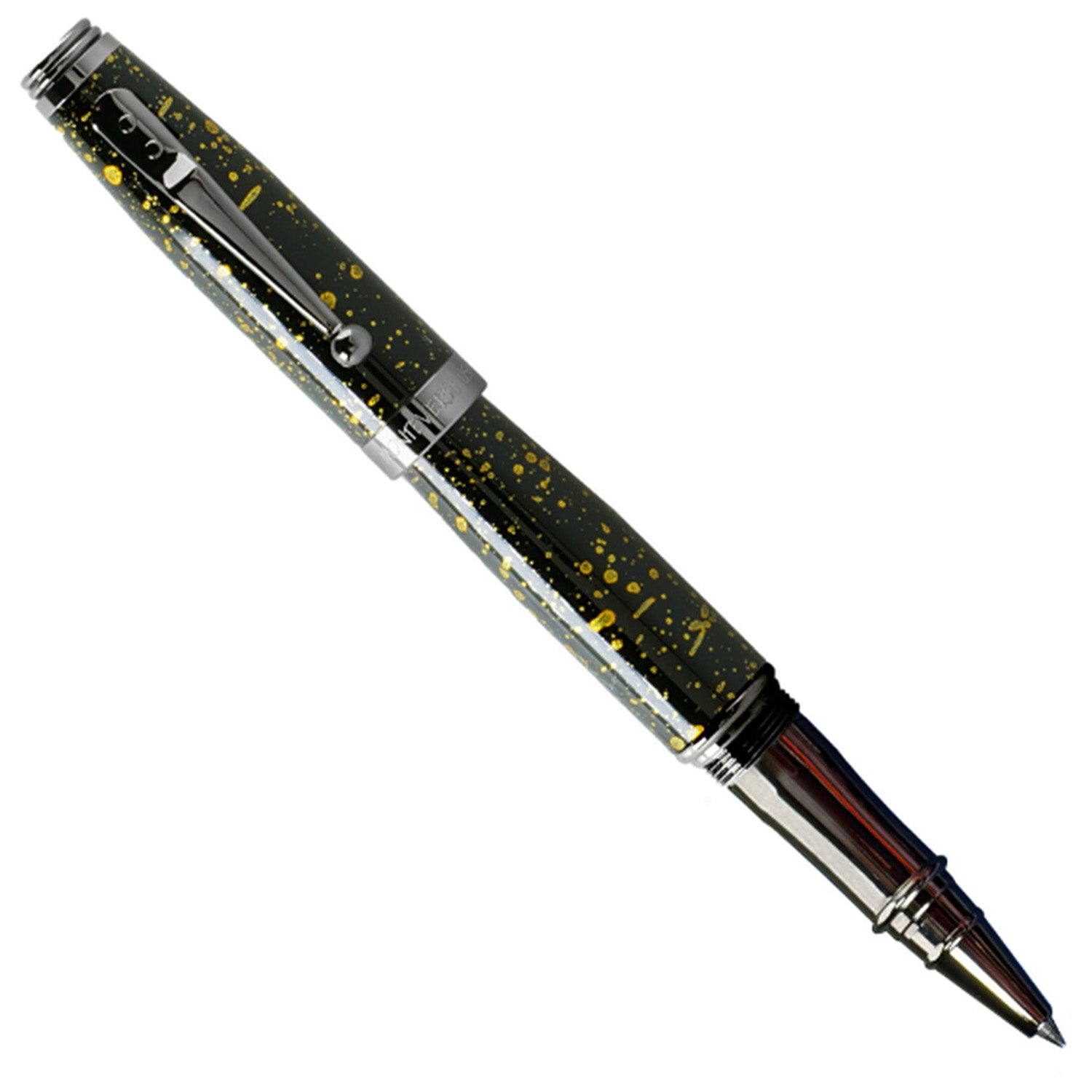 Monteverde Invincia Vega Starlight Yellow RT Roller Ball Pen MV42608