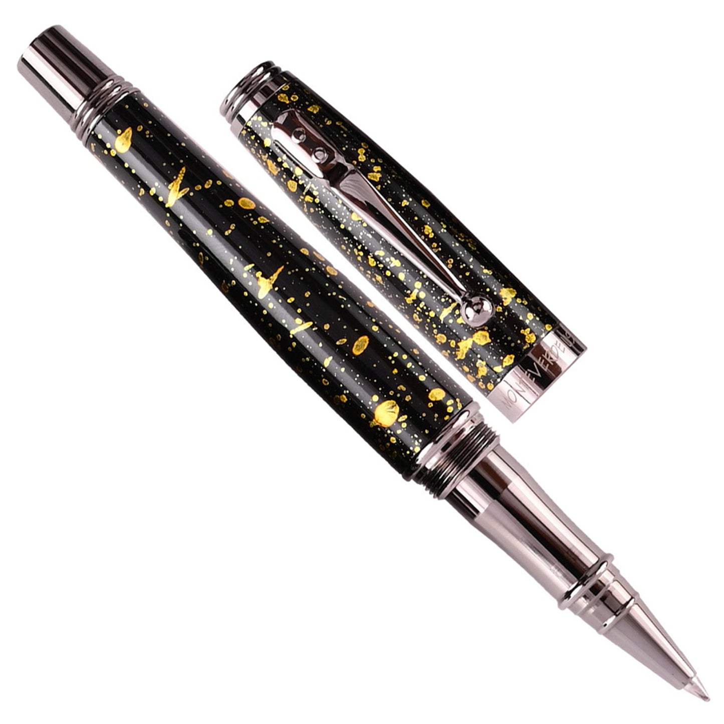 Monteverde Invincia Vega Starlight Yellow RT Roller Ball Pen MV42608
