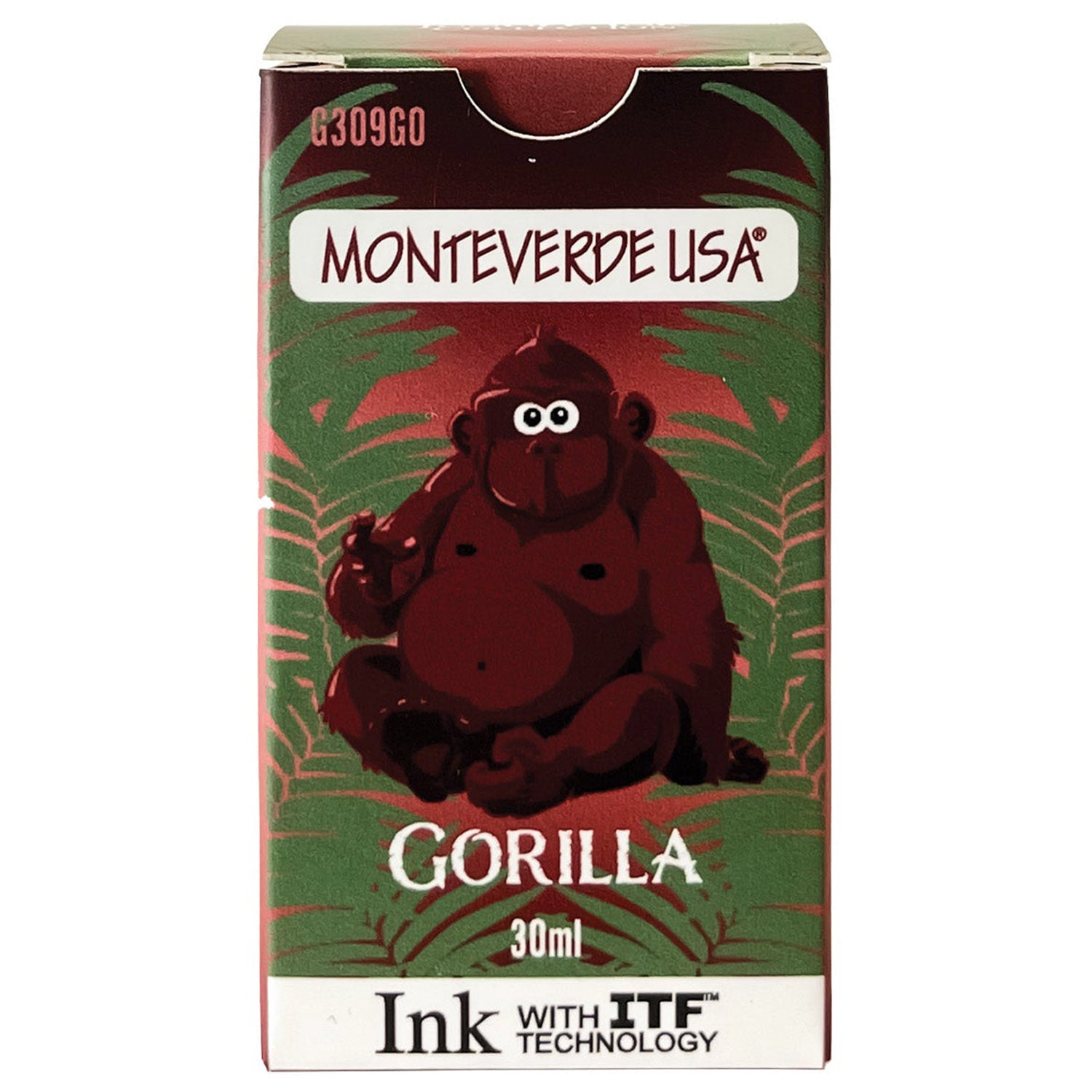 Monteverde Jungle Ink Bottle (Gorilla - 30 ML) G309GO