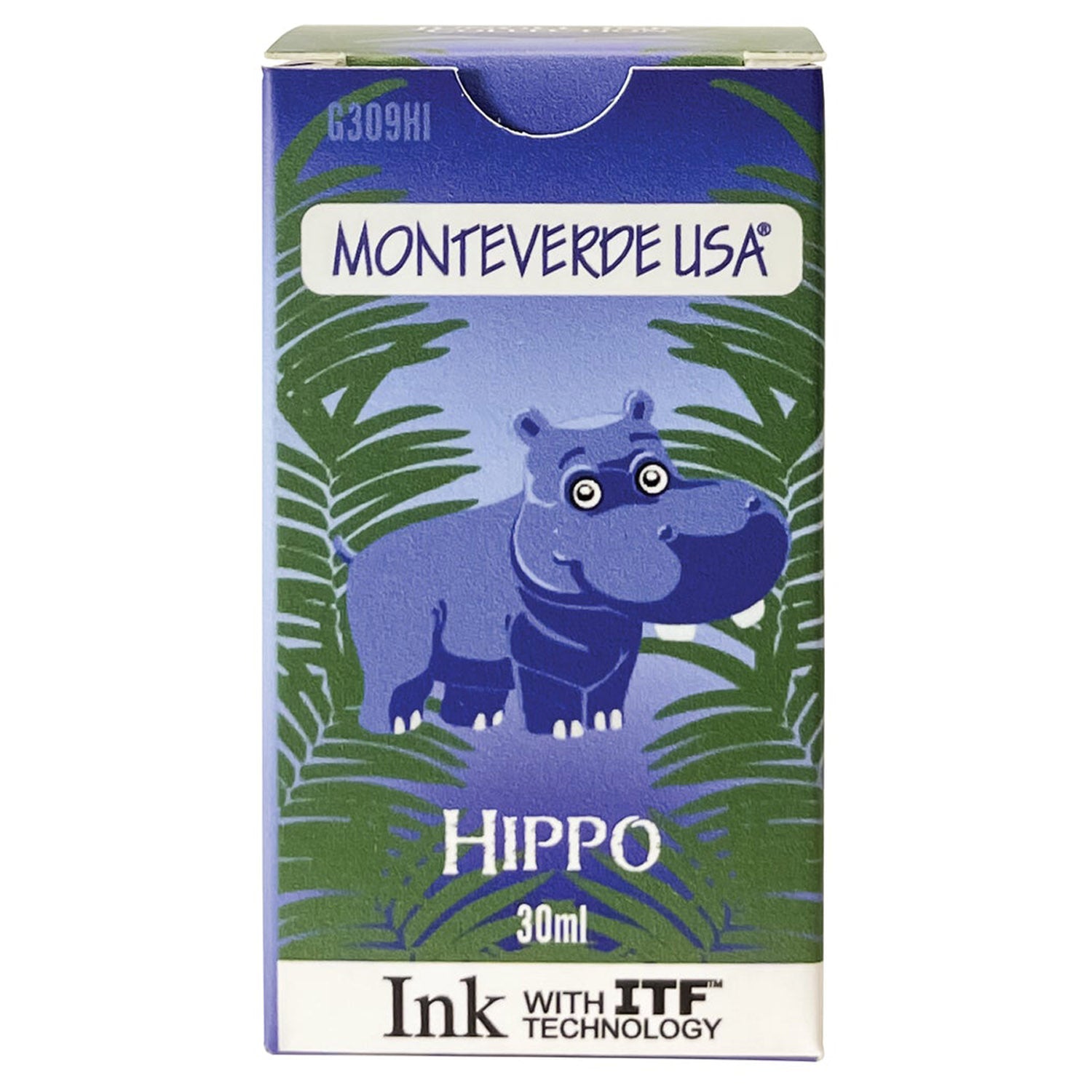 Monteverde Jungle Ink Bottle (Hippo - 30 ML) G309HI
