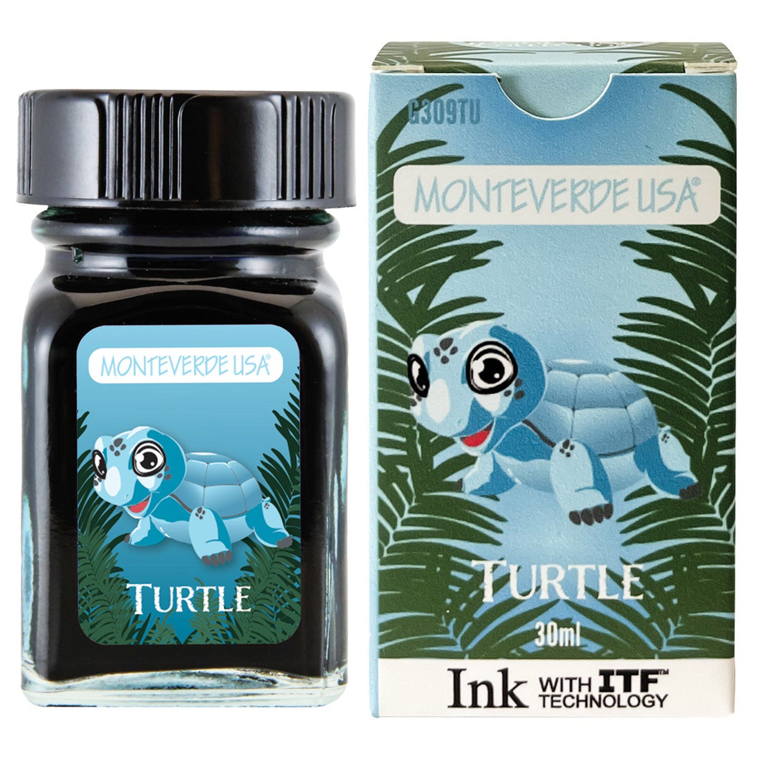Monteverde Jungle Ink Bottle (Turtle - 30 ML) G309TU