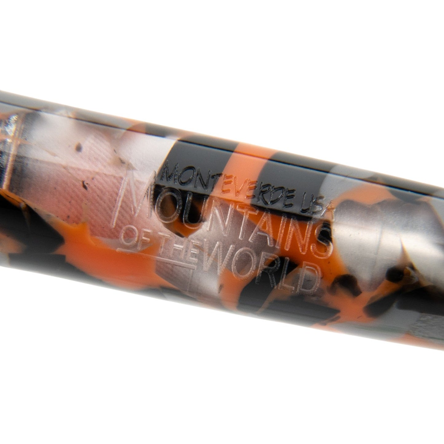 Monteverde Mountains of The World Orange PVD Fountain Pen