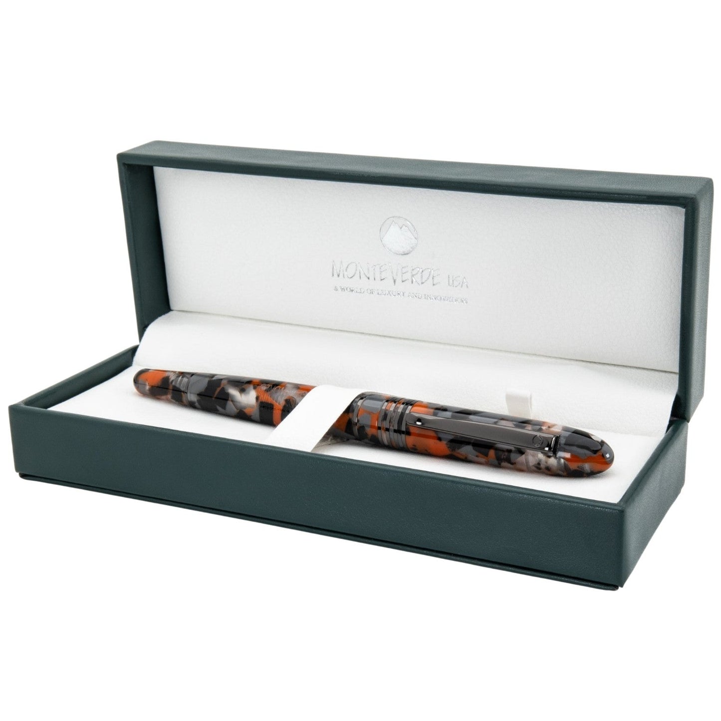 Monteverde Mountains of The World Orange PVD Fountain Pen