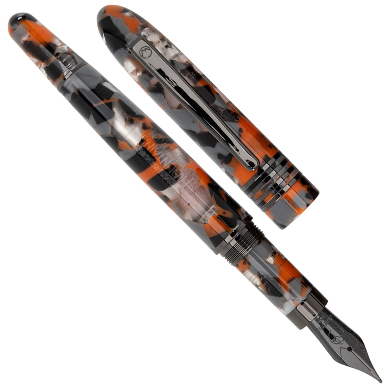 Monteverde Mountains of The World Orange PVD Fountain Pen