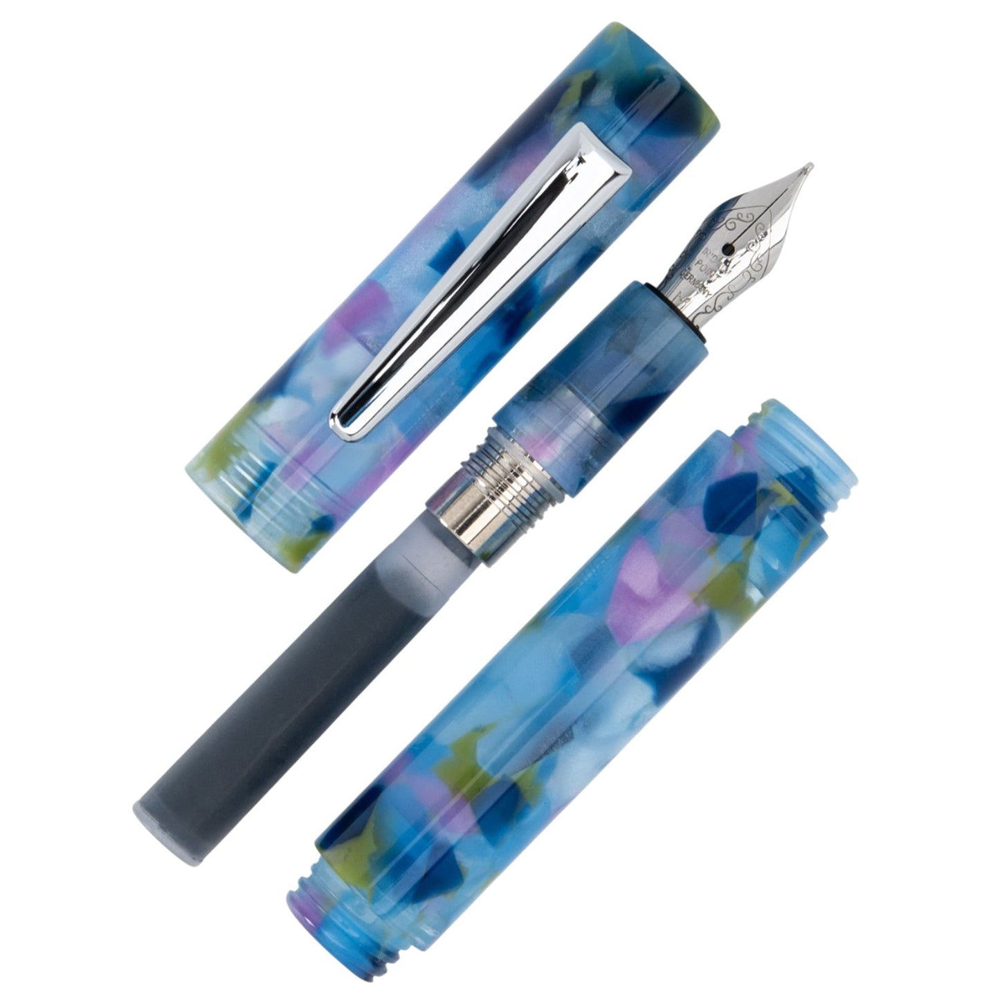 Monteverde MVP Blue Squares CT Fountain Pen