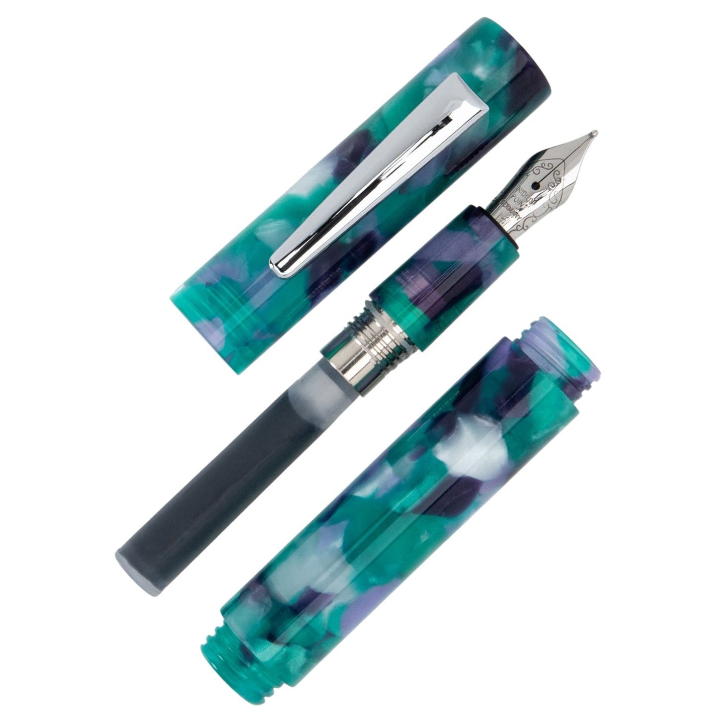 Monteverde MVP Green Abstracts CT Fountain Pen