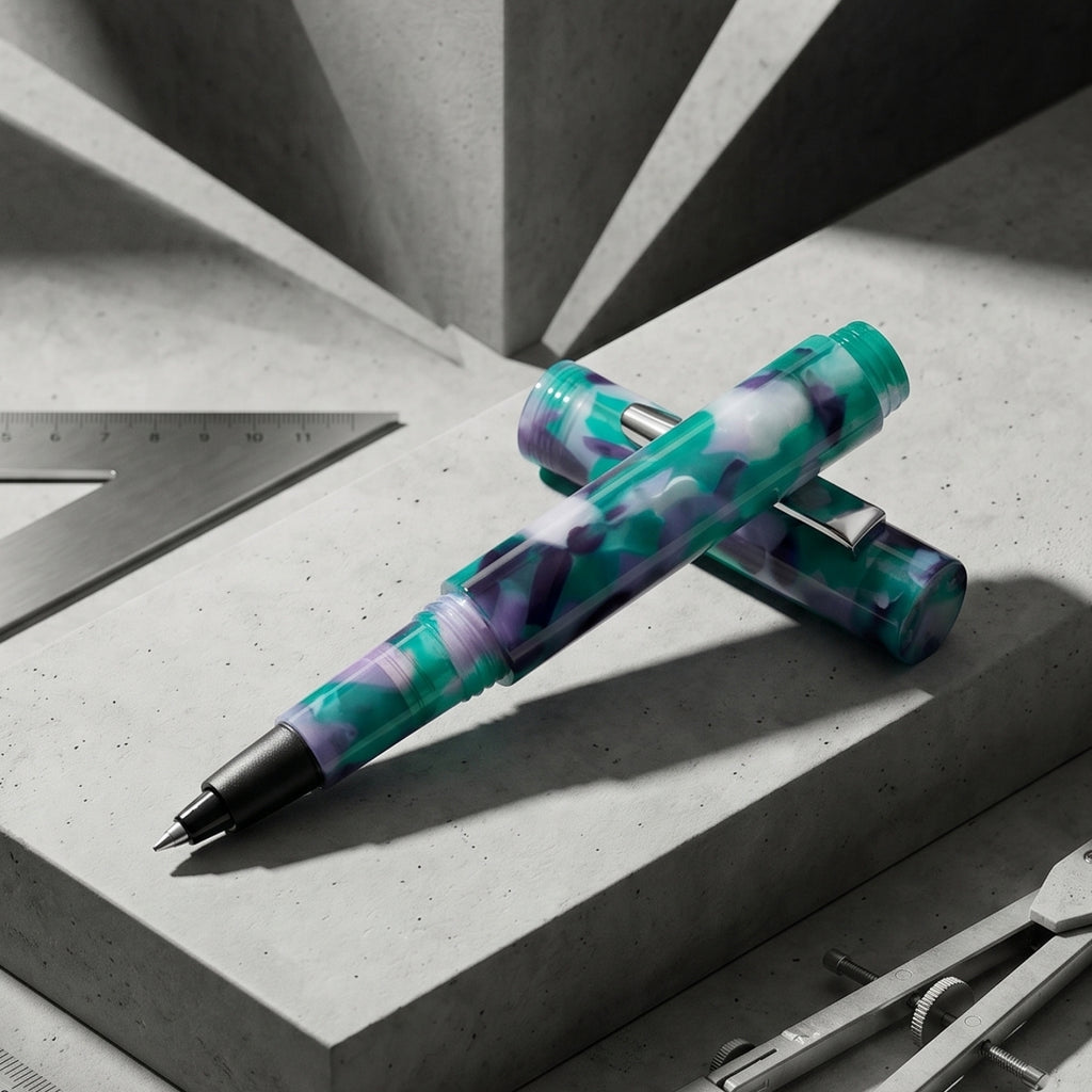 Monteverde MVP Green Abstracts CT Roller Ball Pen 
