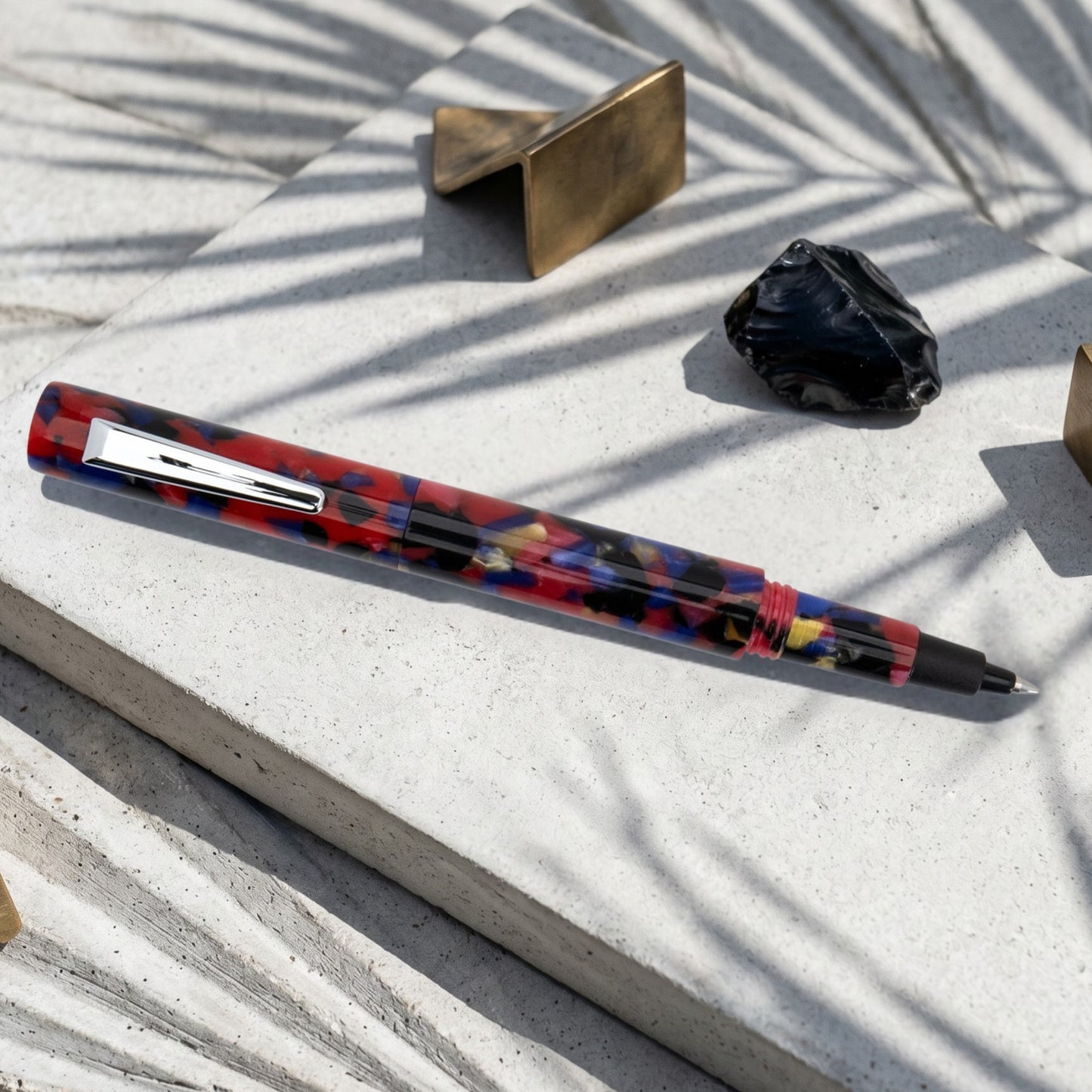 Monteverde MVP Red Puzzles CT Roller Ball Pen