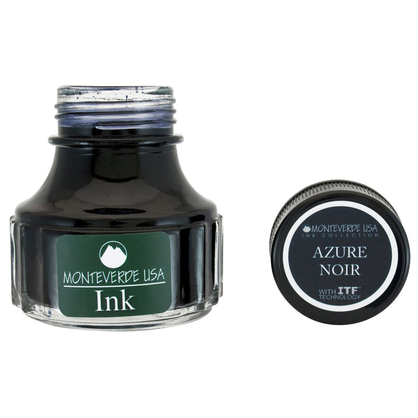 Monteverde Noir Ink Bottle (Azure - 90 ML) G308AN
