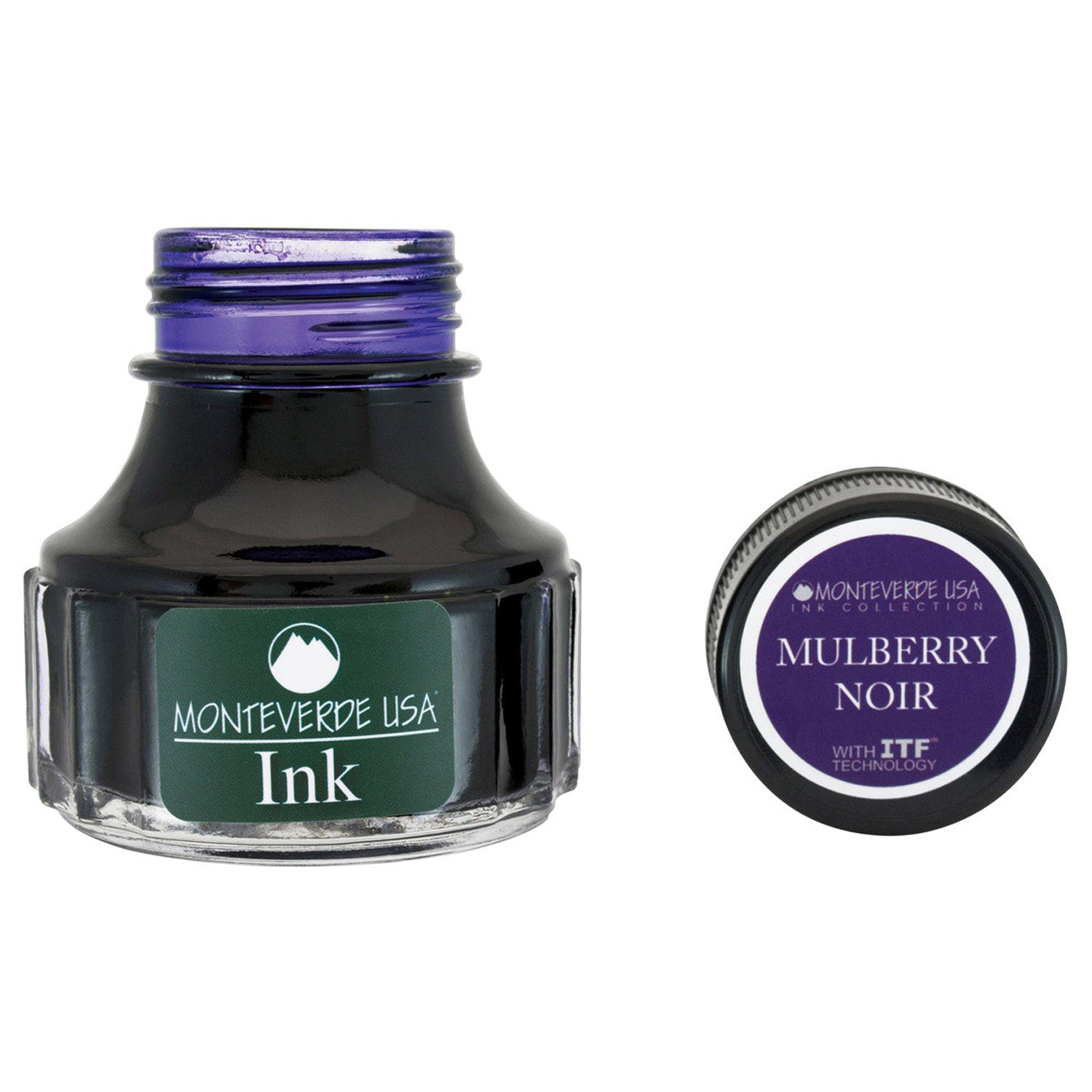 Monteverde Noir Ink Bottle (Mulberry - 90 ML) G308UN