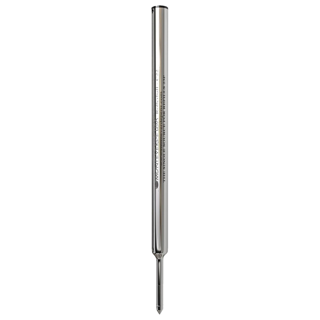 Monteverde Roller Ball Pen Refill (to fit Cross - Black - Pack of 2)
