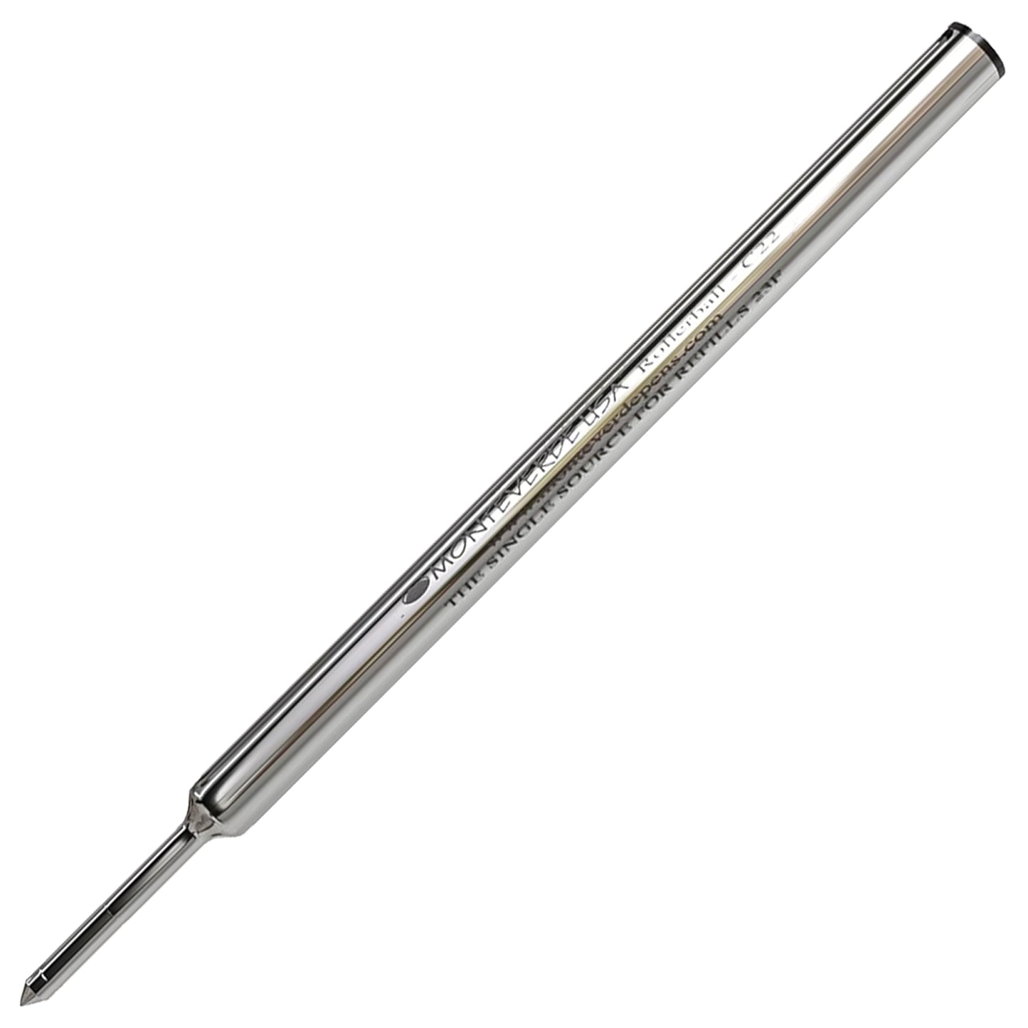Monteverde Roller Ball Pen Refill (to fit Cross - Black - Pack of 2)
