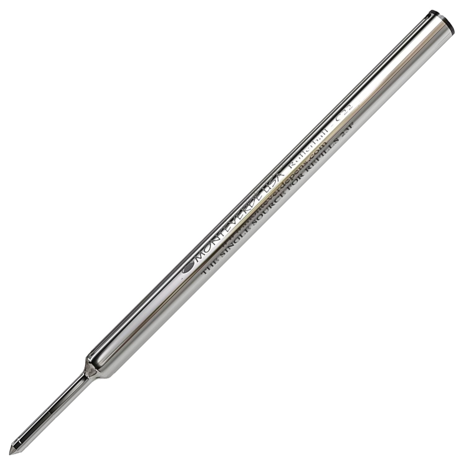Monteverde Roller Ball Pen Refill (to fit Cross - Black - Pack of 2)