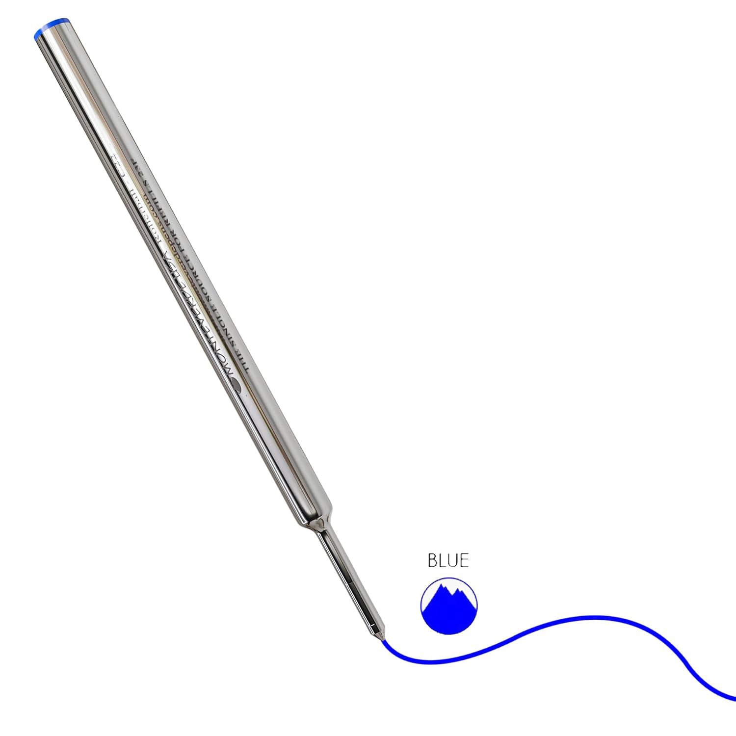 Monteverde Roller Ball Pen Refill (to fit Cross - Blue - Pack of 2)