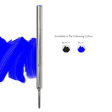 Monteverde Roller Ball Pen Refill (to fit Cross - Blue - Pack of 2)