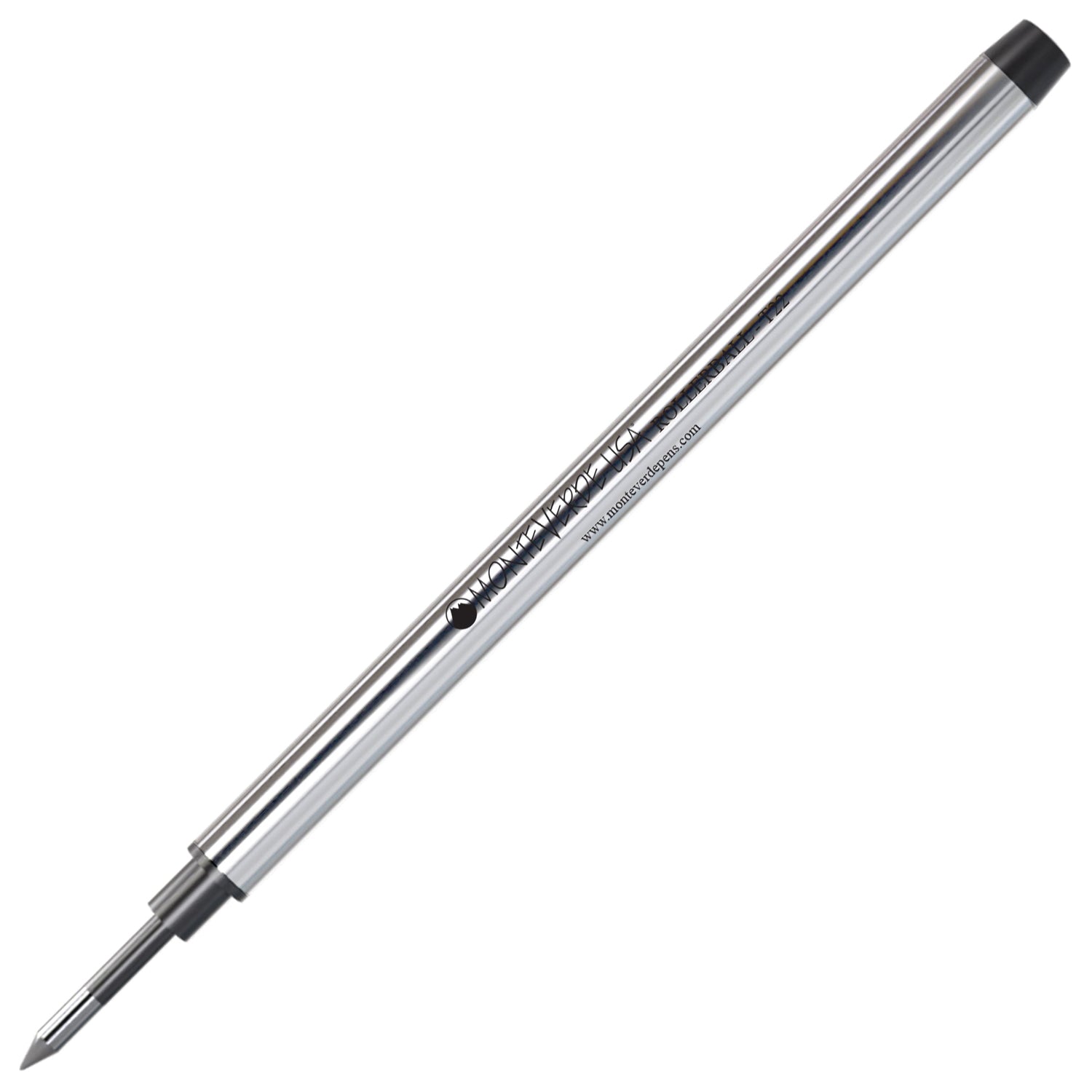 Monteverde Roller Ball Pen Refill (to fit Dupont - Black - Pack of 2)