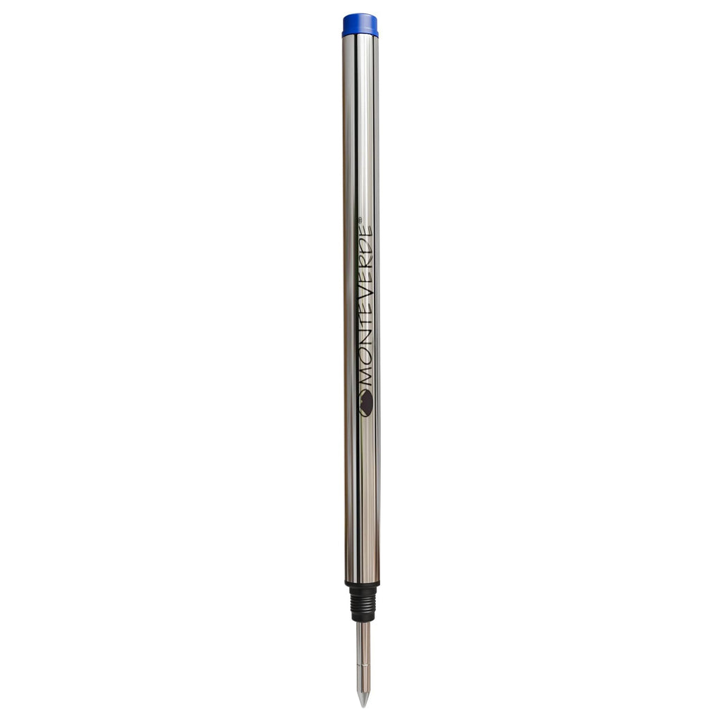 Monteverde Roller Ball Pen Refill (to fit Montblanc - Blue/Black - Pack of 2)