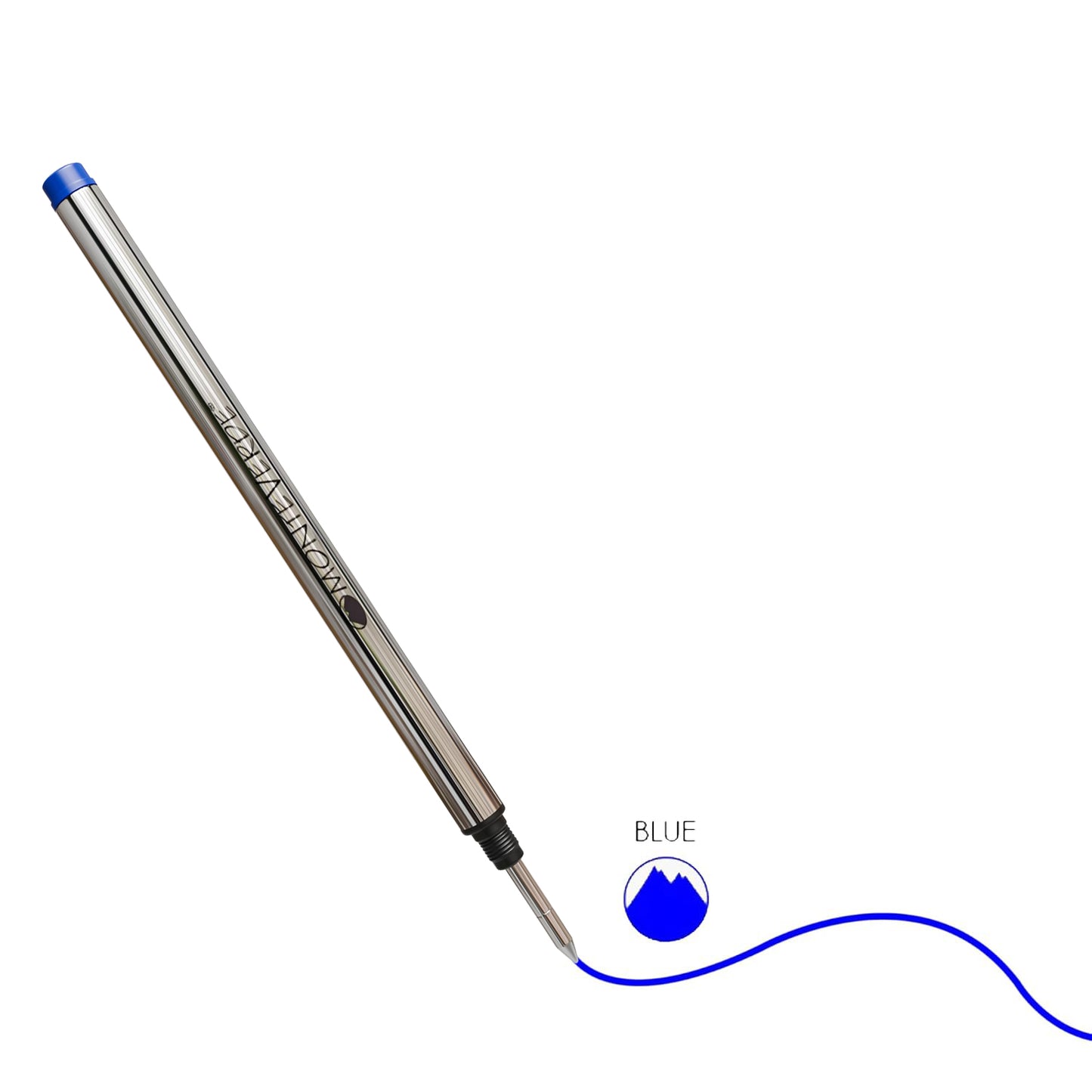 Monteverde Roller Ball Pen Refill (to fit Montblanc - Blue - Pack of 2)