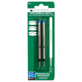 Monteverde Roller Ball Pen Refill (to fit Montblanc - Blue - Pack of 2)