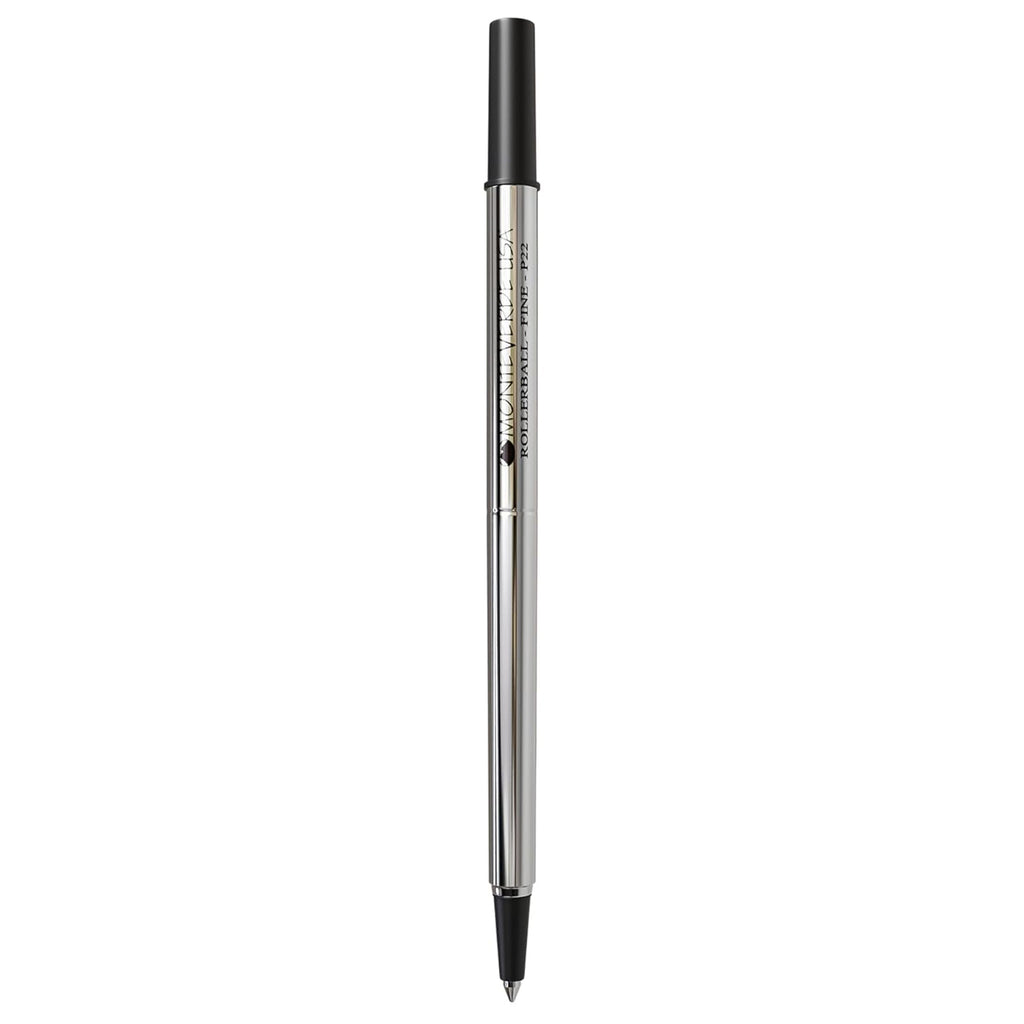 Monteverde Roller Ball Pen Refill (to fit Parker - Black - Pack of 2)