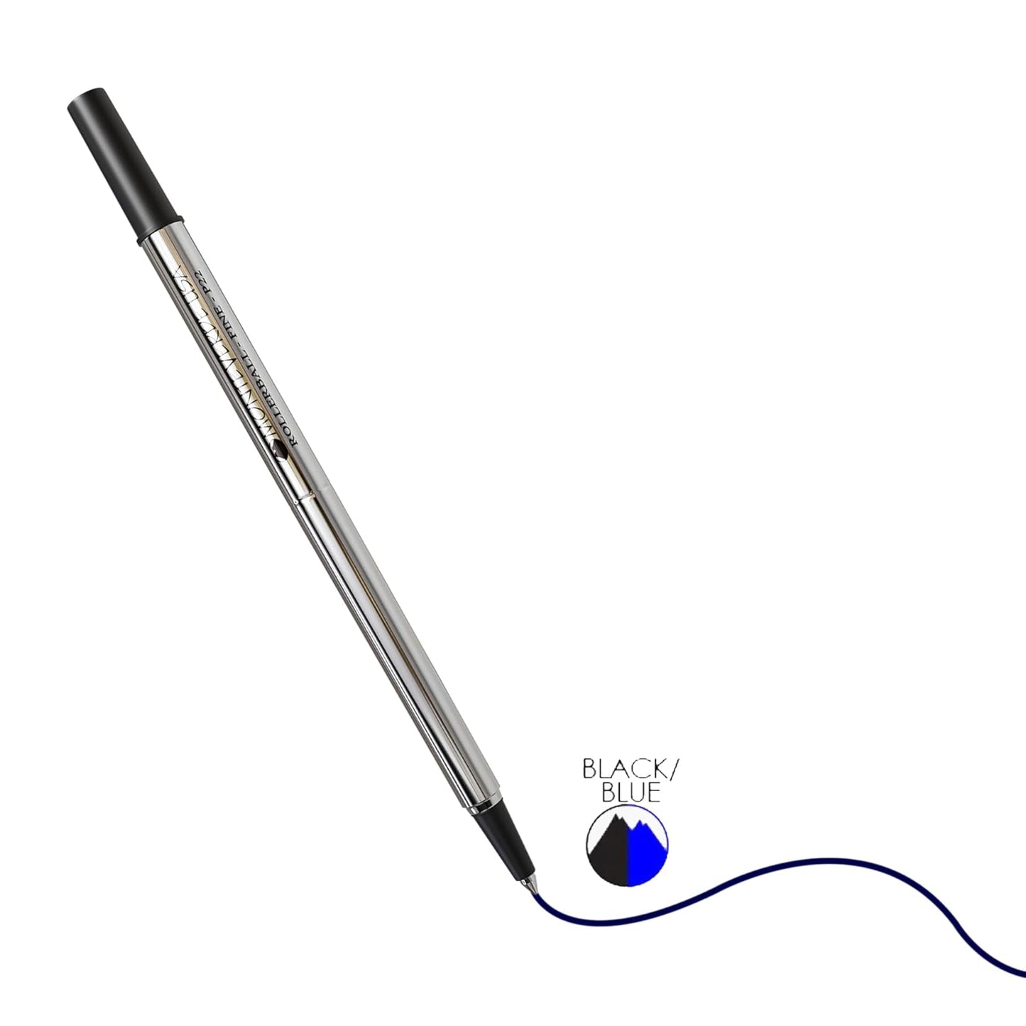 Monteverde Roller Ball Pen Refill (to fit Parker - Blue/Black - Pack of 2)