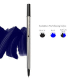 Monteverde Roller Ball Pen Refill (to fit Parker - Blue/Black - Pack of 2)