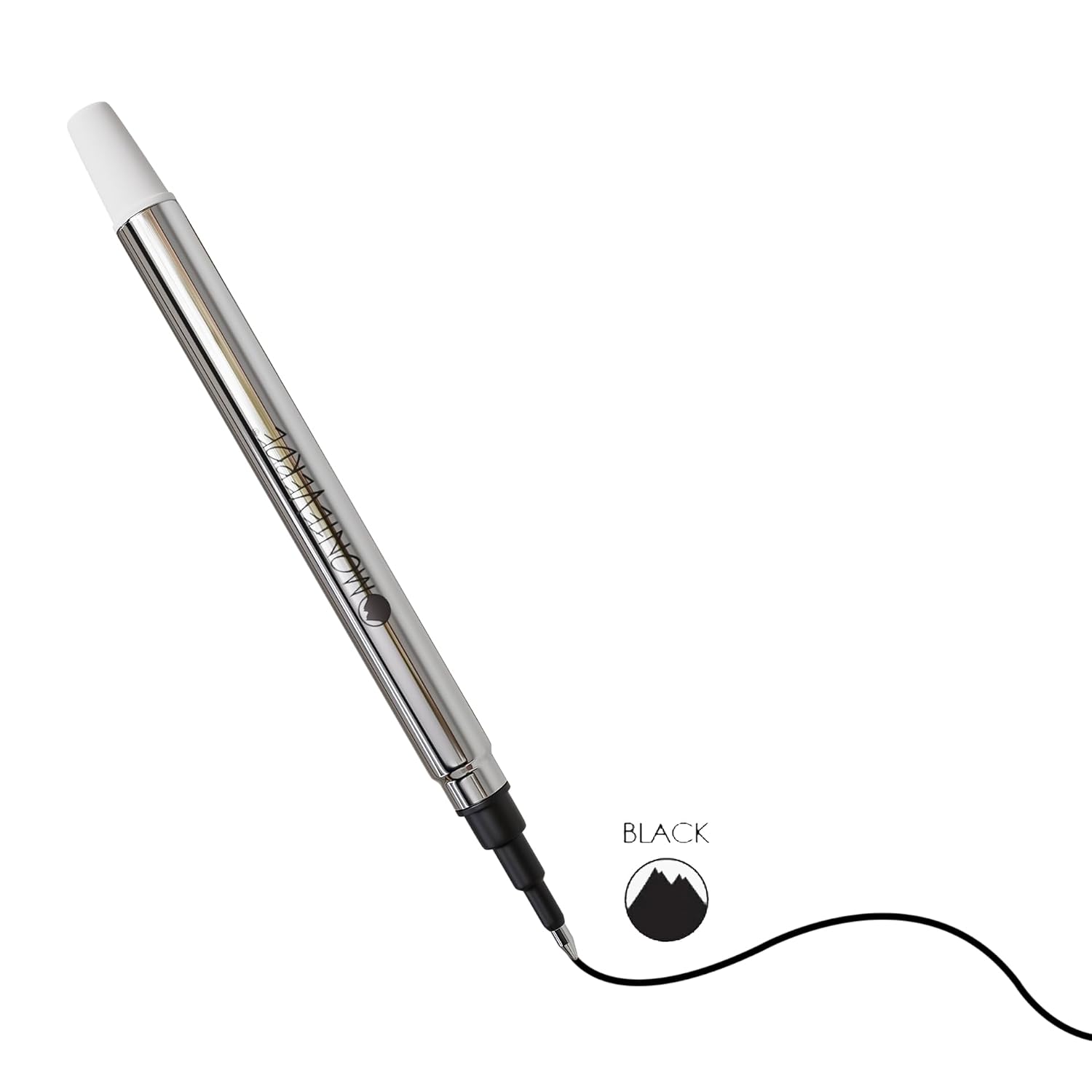 Monteverde Roller Ball Pen Refill (to fit Sheaffer & Sailor - Black - Pack of 2)