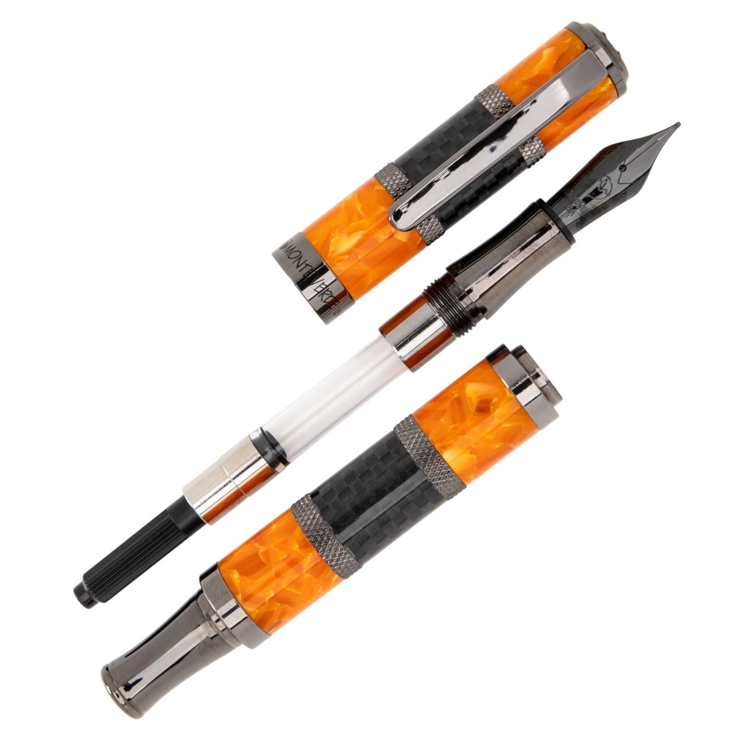 Monteverde Regatta Sport Orange/Black RT Fountain Pen